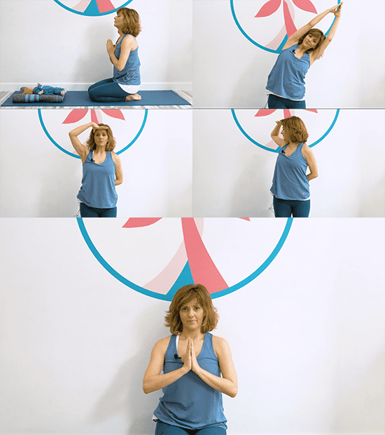Surya Namaskar, un ejercicio de yoga con bebés